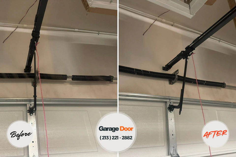 Before and after: garage door repair near me Amargosa Valley